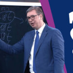 Председник Србије и електронска табла